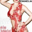 Lady Gaga posa muy sexy envuelta carne cruda