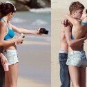 Justin Bieber y Selena Gomez: Apasionado beso por primer año de relación