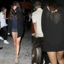 Selena Gomez lució un micro short en cita nocturna