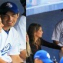 Joe Jonas y Ashley Greene muestran su romance en el partido de Road Dogs