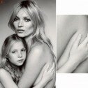 La hija de Kate Moss se queda sin dedos por el photoshop